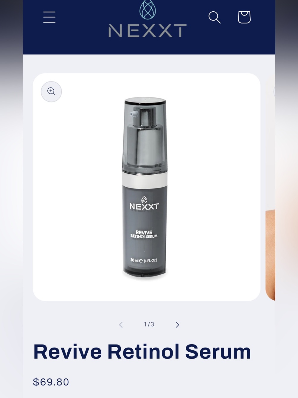NEXXT NIB Revive Retinol Serum - 30ml - Picture 4 of 5